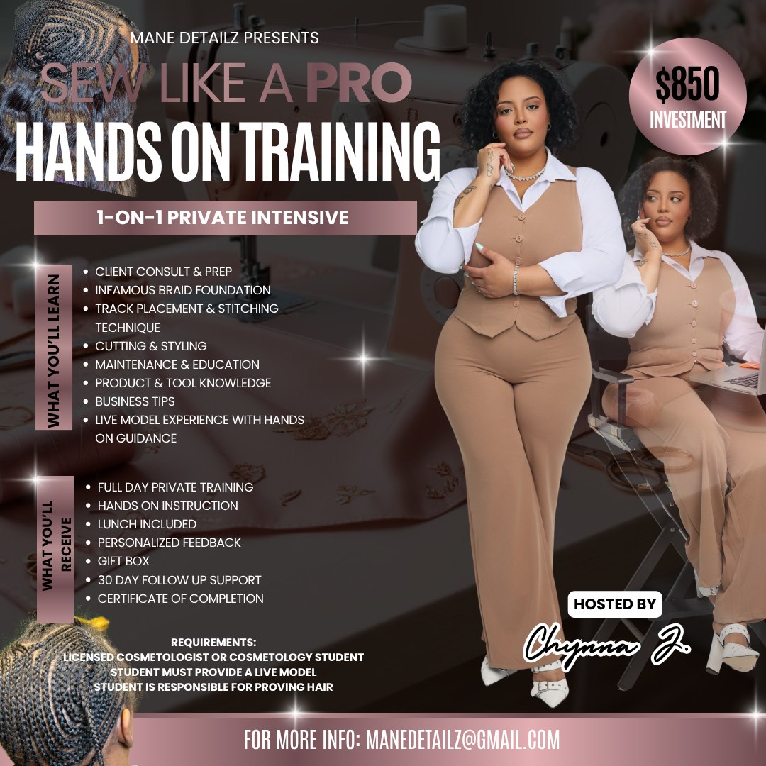 Private Sew-In Intensive | 1-on-1 Hands-On Training